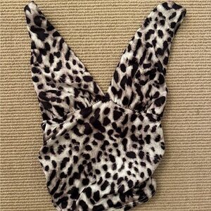 SHEIN Leopard Print crop top